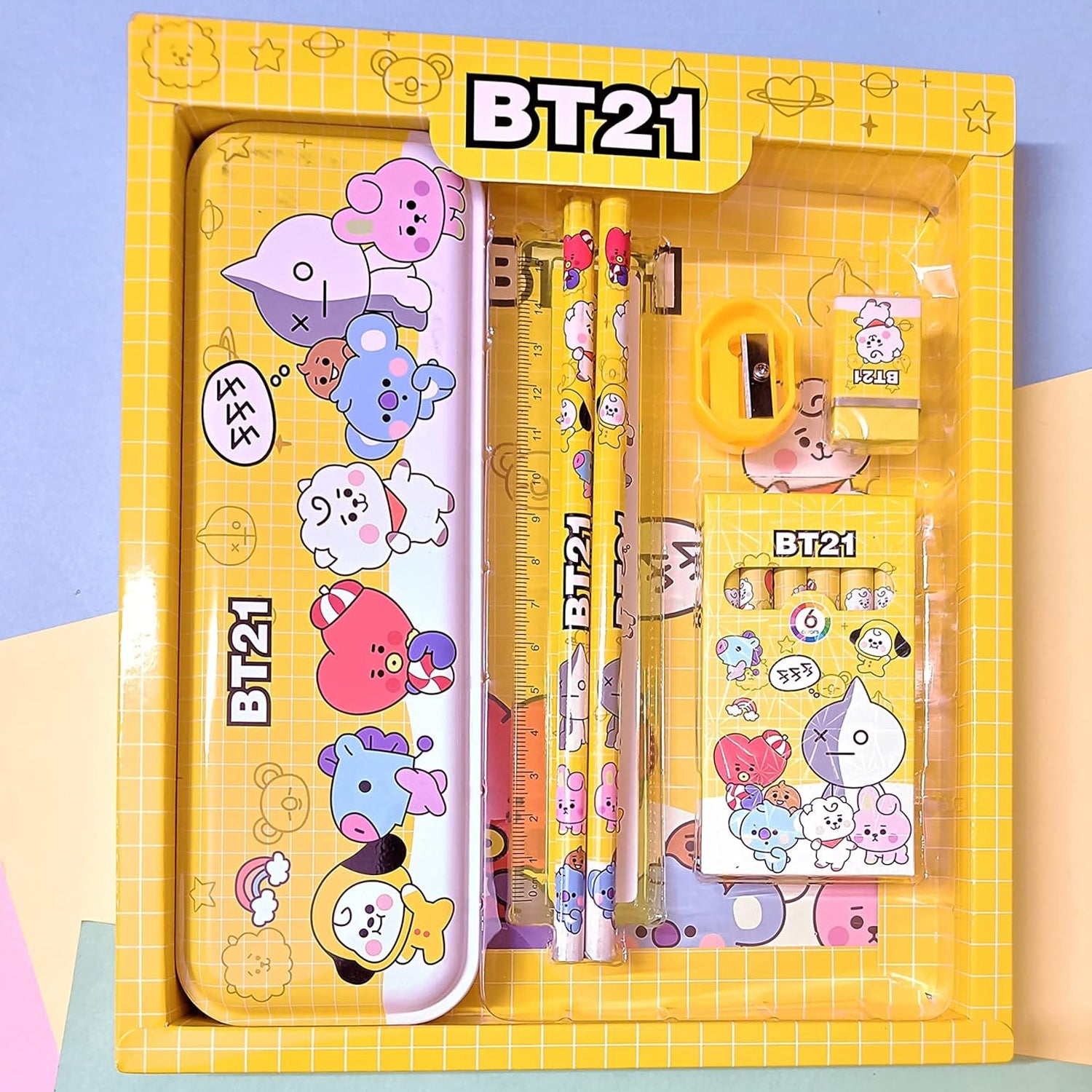 3294 Stationery Kit for Kids - Stationery Set, Includes Metal Pencil Box, Sharpener, Pencil and Eraser Set, School Supply Set, Birthday Return Gift for Kids, Boys, Girls (12 pc Set) 3294 Stationery Kit for Kids - Stationery Set, Includes Metal Pencil Box, Sharpener, Pencil and Eraser Set, School Supply Set, Birthday Return Gift for Kids, Boys, Girls (12 pc Set)